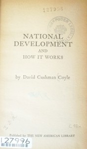 National development and how it works