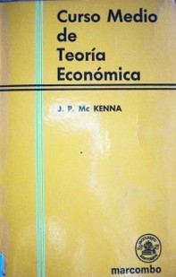 Curso medio de teoría económica