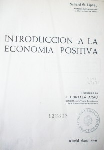 Introducción a la economía positiva