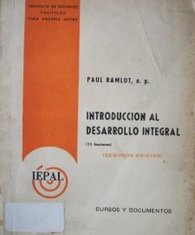 Introducción al desarrollo integral