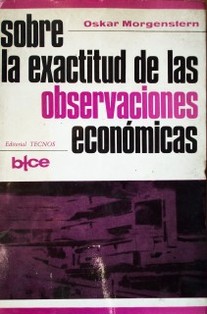 Sobre la exactitud de las observaciones económicas