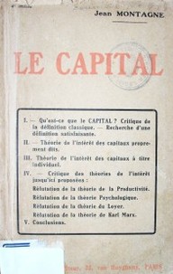 Le capital