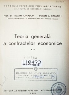 Teoría generala a contractelor economice