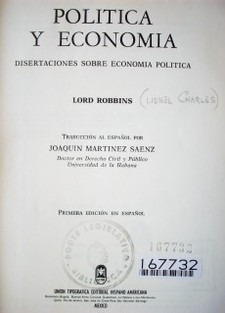 Política y economía