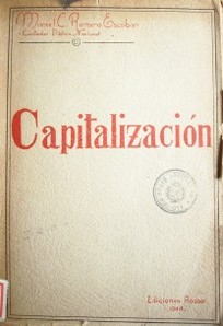 Capitalización