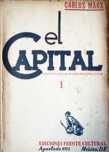 El Capital : crítica de la economía política