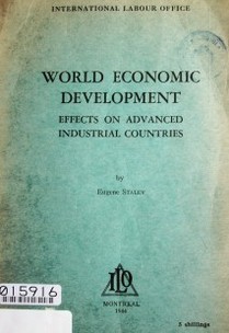 World economic developent : effectos on advanced industrial countries