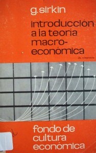 Introducción a la teoría macroeconómica