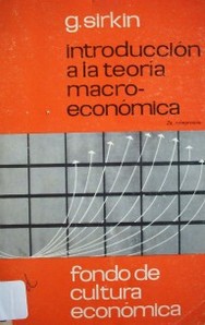 Introducción a la teoría macroeconómica