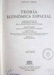 Teoría económica espacial