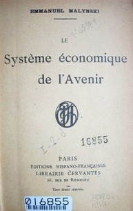 Le Système économique de l'Avenir