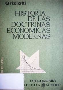 Historia de las doctrinas económicas modernas