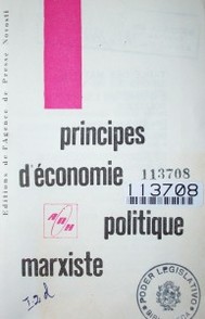 Principes d'economie politique marxiste