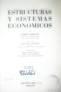 Estructuras y sistemas económicos