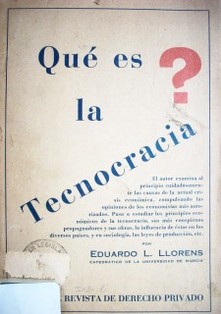 Qué es la tecnocracia?