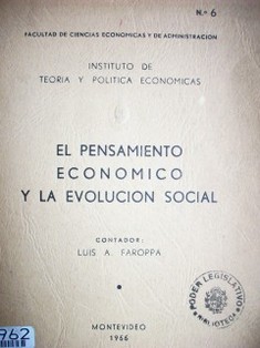 El pensamiento económico y la evolución social