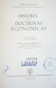 Historia de las doctrinas económicas