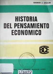 Historia del pensamiento económico