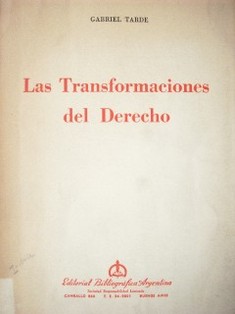 Las transformaciones del derecho