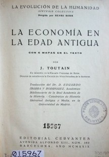 La economía en la edad antigua