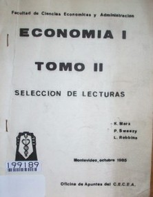 Economía I : selección de lecturas