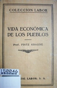 Vida económica de los pueblos