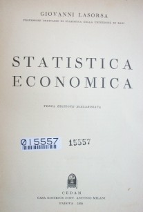 Statistica economica