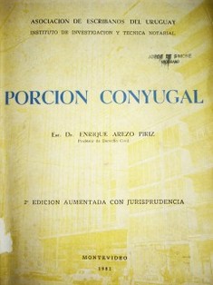 Porción conyugal