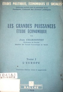 Les grandes puissances : étude économique