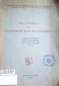 Tratados de integración económica