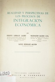 Realidad y perspectivas de los procesos de Integración económica