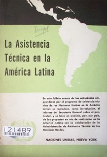 La asistencia técnica en la América Latina