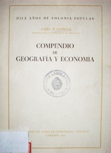 Compendio de Geografía y Economía
