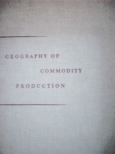 Geography of commodity production