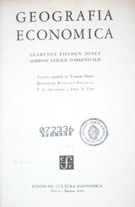 Geografía económica