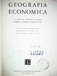 Geografía económica