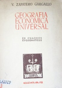 Geografía económica universal : en cuadros esquemáticos