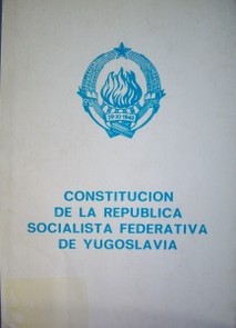 Constitución de la República Socialista Federativa de Yugoslavia