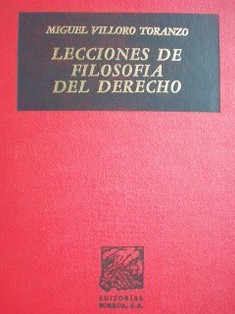 Lecciones de filosofía del derecho : el proceso de la razón y el derecho