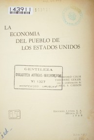 La economía del pueblo de los Estados Unidos