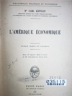 L'amérique économique