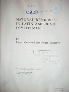 Natural resources in Latin American development