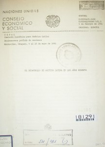 El desarrollo de América Latina en los años ochenta