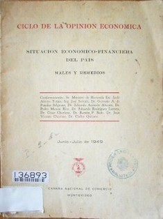 Situación económico-financiera del país : males y remedios