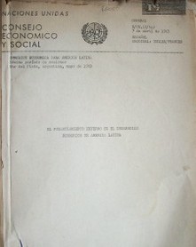 El financiamiento externo en el desarrollo de América Latina