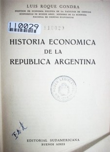 Historia económica de la República Argentina