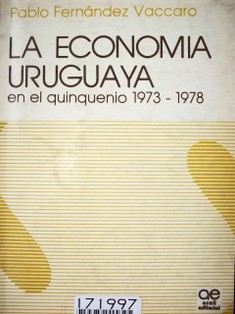 La economía uruguaya en el quinquenio 1973-1978