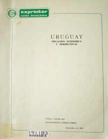 Uruguay 1983 : balance y perspectivas al cierre del primer año del proceso de ajuste