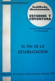 Estudios y coyuntura