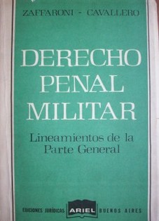 Derecho penal militar